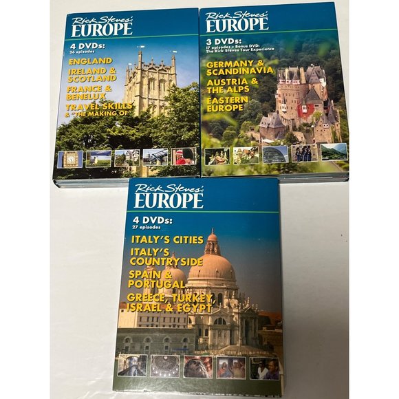 Rick Steve’s EUROPE All 70 Complete TV Shows On 11 DVD 2000-2007 - Picture 2 of 8